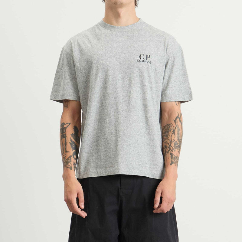 T-shirt C.P. Company - Gris clair