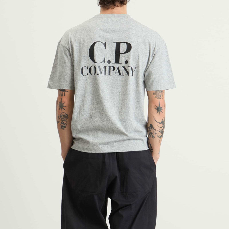 T-shirt C.P. Company - Gris clair